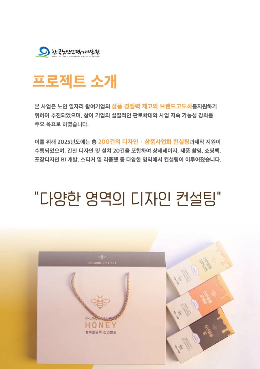 한국노인인력개발원 디자인 컨설팅 이미지 2